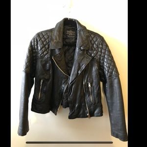 All Saints Walker Leather Jacket